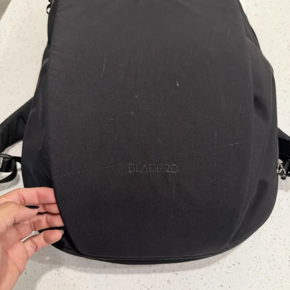 Arcteryx Blade 20 Backpack Black Nylon Laptop Travel Office Work Office Daypack